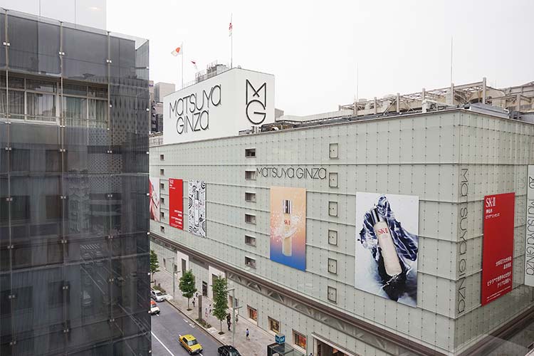当院からは銀座の街並みがきれいに見えます